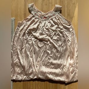 Silk-like lingerie slip